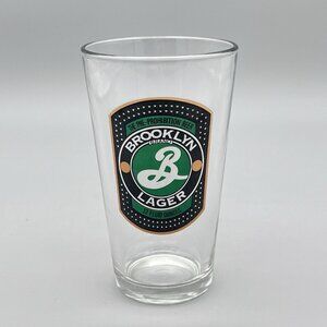 Brooklyn Brand Lager Logo Pint 16 Oz. Beer Glass Pre-Prohibition Beer